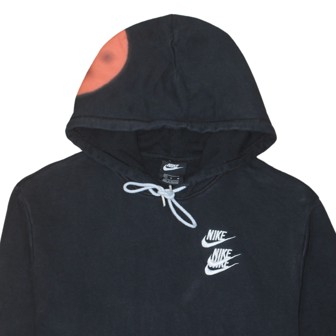Nike Men’s Black World Tour Graphic Pullover Hoodie Medium