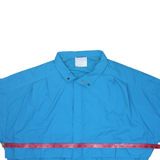 Adidas Men's Blue L Track Jacket Retro 80s Sportswear