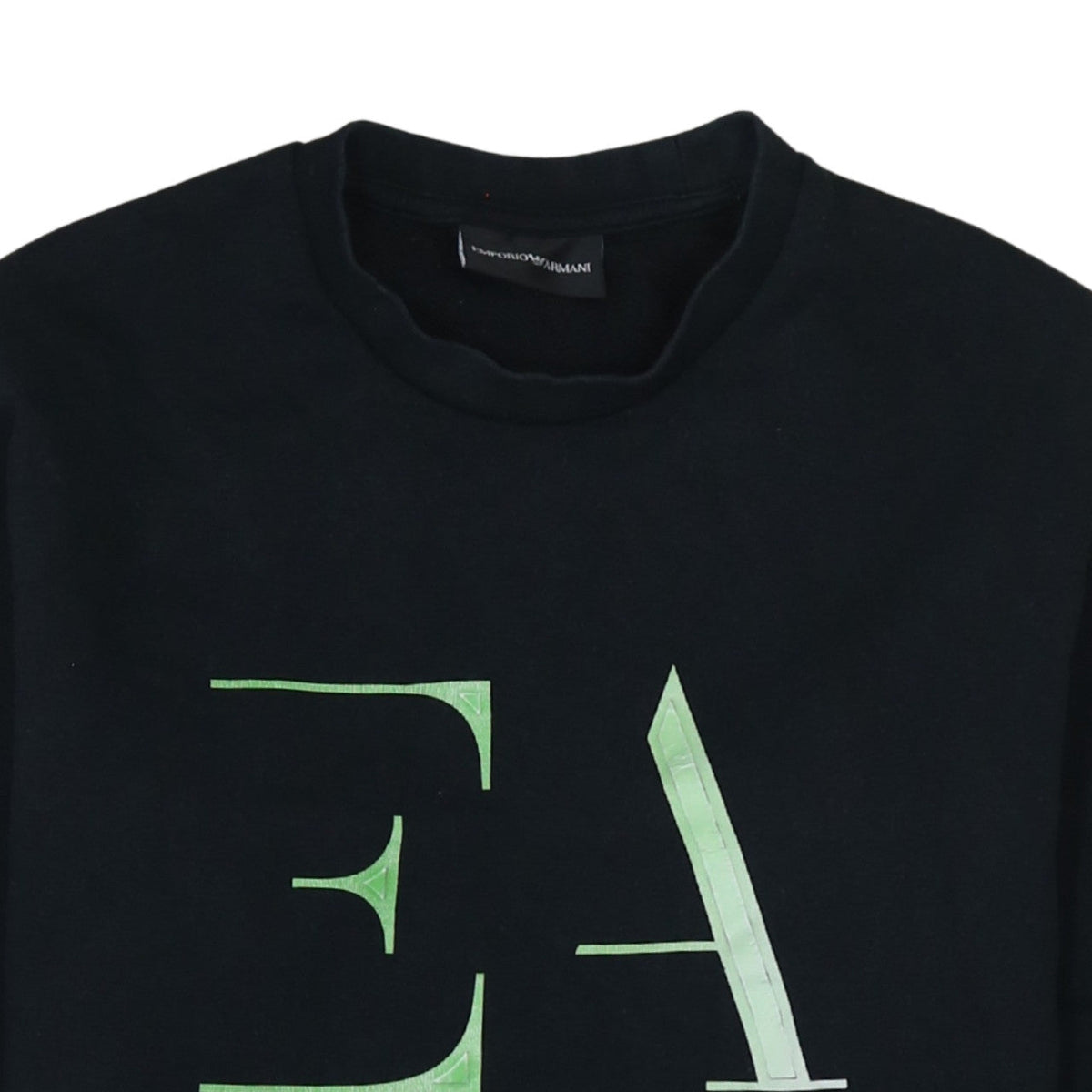 Additional view of Emporio Armani Men's Black Logo Pullover Sweatshirt, size S