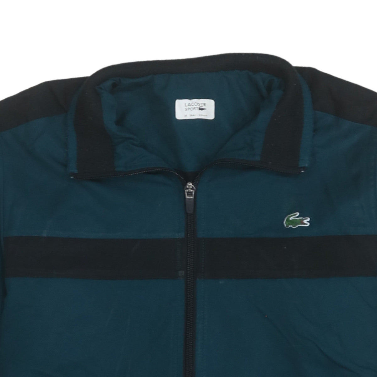 Additional view of Lacoste boys’ blue track jacket, size 16, years full zip sportswear