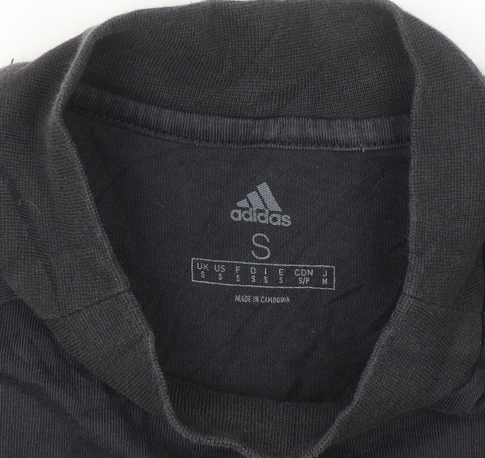 Additional view of Adidas men’s black small fulham fc short sleeve sports t-shirt