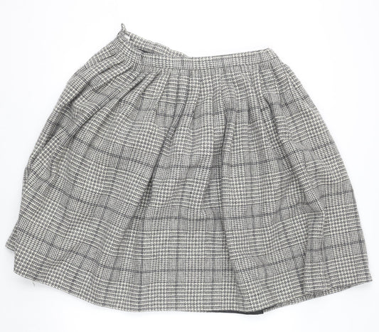 Cotswold Collections Women’s Grey Tweed Wool A-Line Skirt Size 16