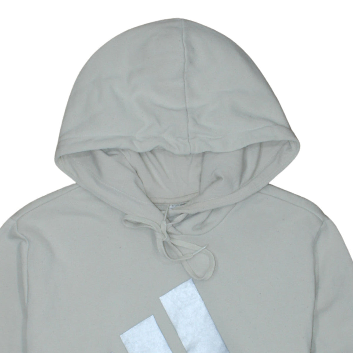 Additional view of Adidas Women Beige Logo Pullover Hoodie, size L-16/18