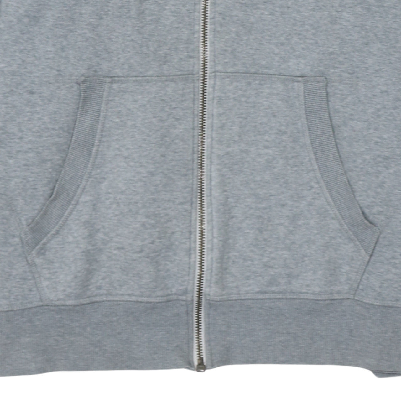 Converse Men’s Grey 2XL Full Zip Hoodie All Star Logo Sweatshirt