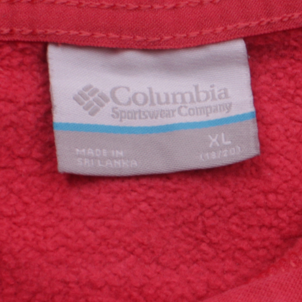 Columbia Men Red XL Pullover Hoodie Fleece Sportswear