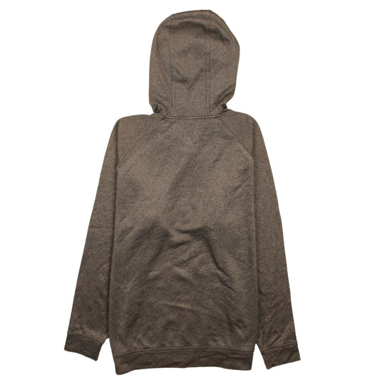 Adidas Men's Brown Pullover Hoodie L Graphic Logo Sportswear