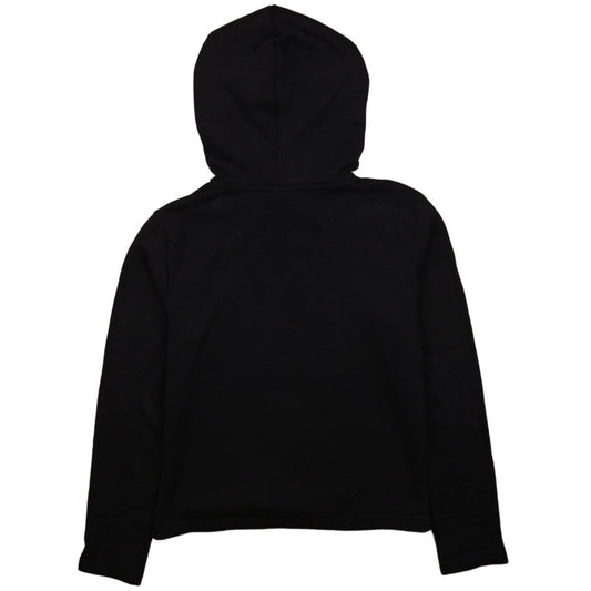 Adidas Womens Black Camo Logo Pullover Hoodie XS