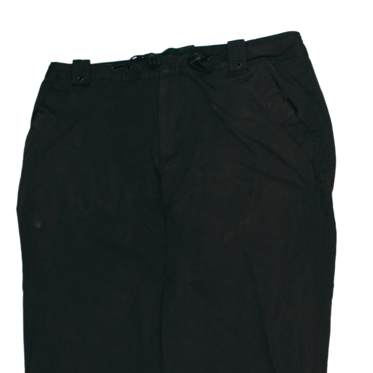 Reitmans Women's Black Cargo Trousers Size 10 Cotton Twill