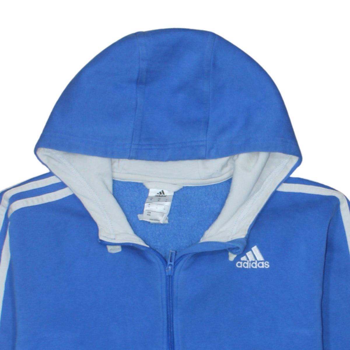 Additional view of Adidas Men’s Blue Full Zip Hoodie, size M, Sports Fleece