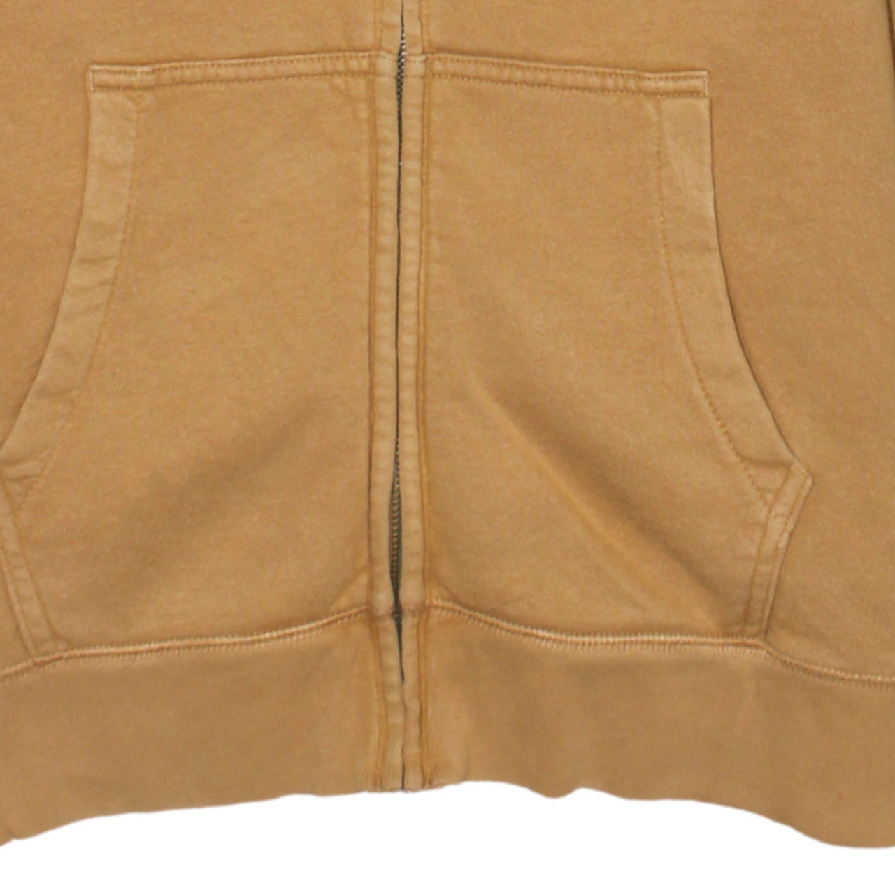Additional view of Gap Men's Brown Full Zip Hoodie S Classic Logo Fleece