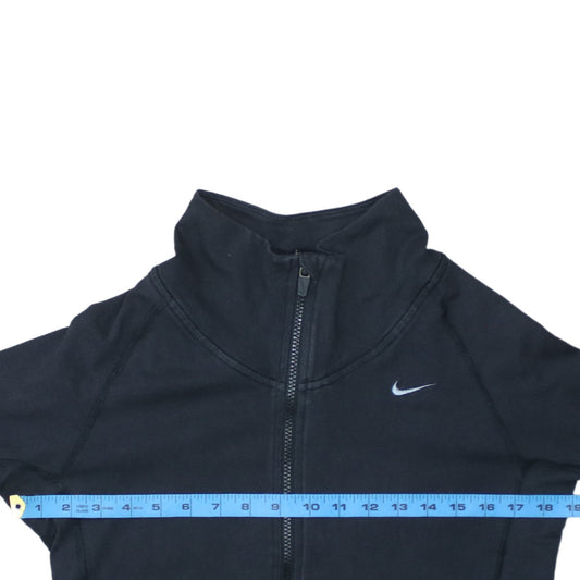 Nike Women’s Black Medium Full Zip Dri-FIT Hoodie Sweatshirt
