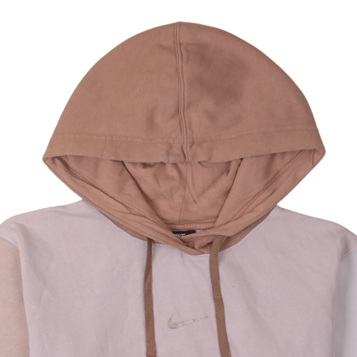 Additional view of Nike Women’s Beige Colourblock Pullover Hoodie, size S