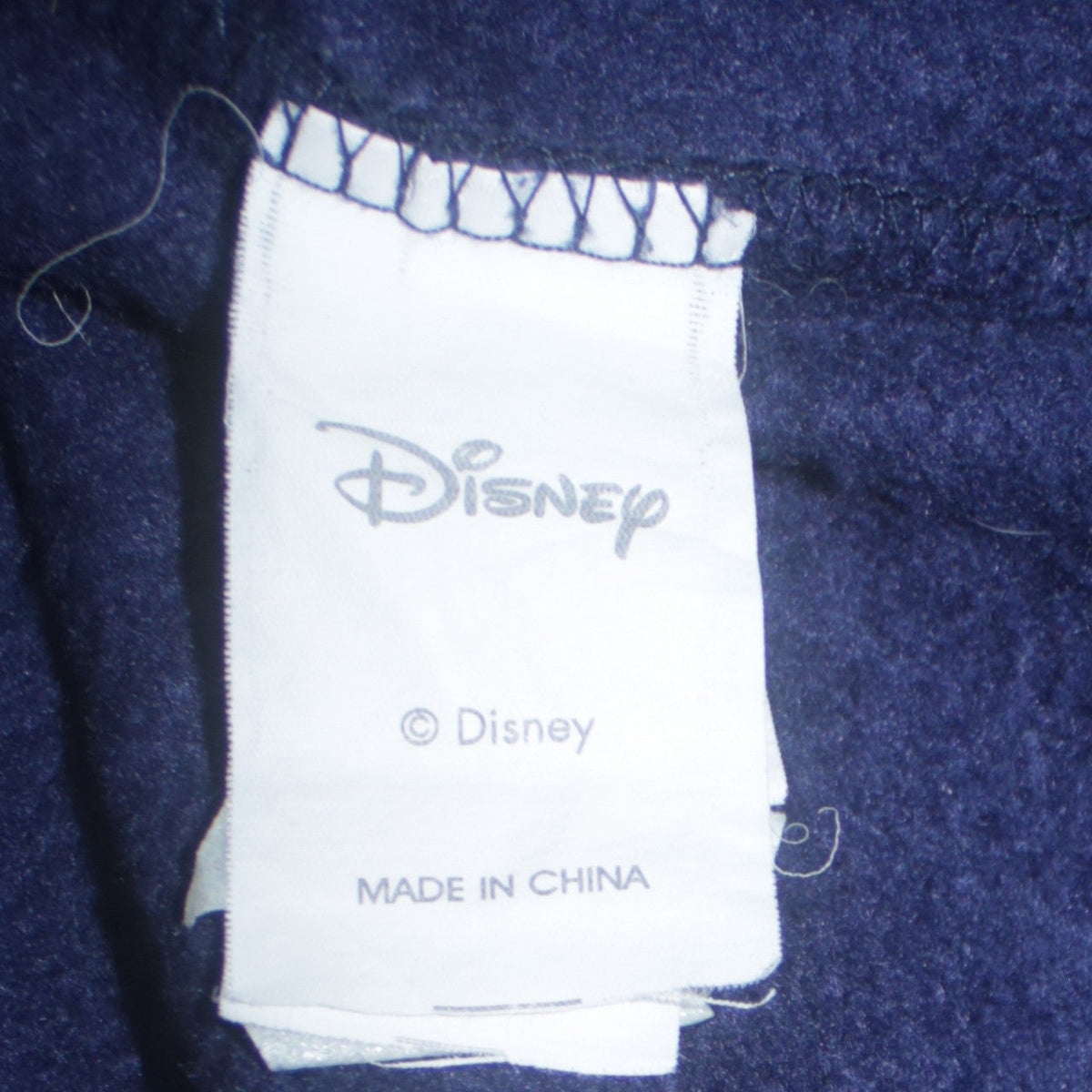 Additional view of Disney women’s navy blue stitch sweatshirt, size S, 10/12 crew neck