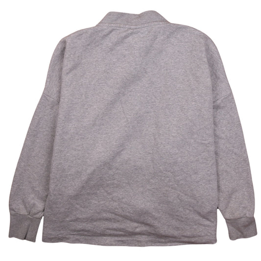 Nike Women's Grey Full Zip Sweatshirt Hoodie M - Classic Casual Style