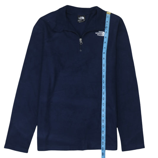 The North Face Boys Navy Blue XL Fleece 1/4 Zip Pullover Sweatshirt