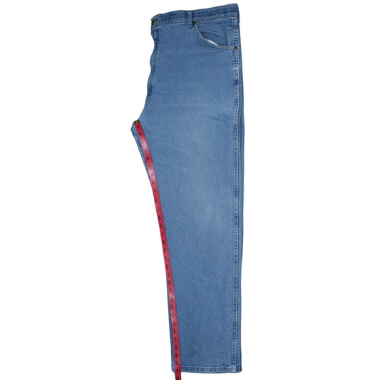 Wrangler Men's Blue Regular Fit Straight Jeans 42x32 Denim