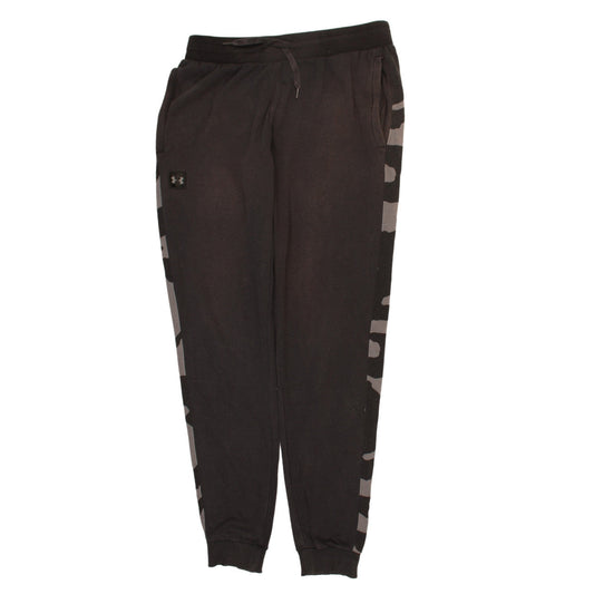 Under Armour Men’s Black Camo Side Panel Jogger Trousers Size L