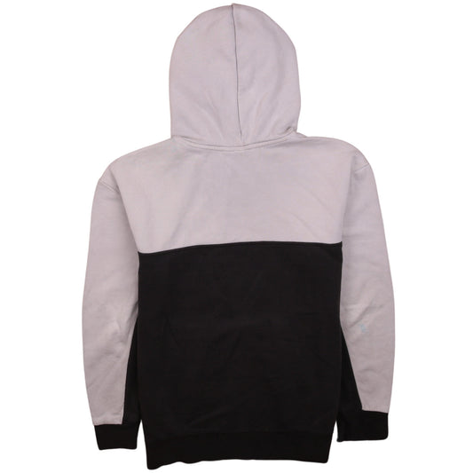 Adidas Boys Black & Grey Pullover Hoodie 13-14 Years Colourblock Logo