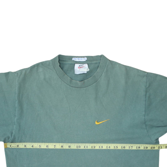Nike Men's Green Crew Neck Short Sleeve Classic T-Shirt Size M