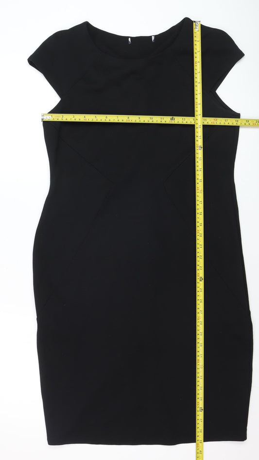 Marks and Spencer Women’s Black Petite Size 16 Sheath Work Dress