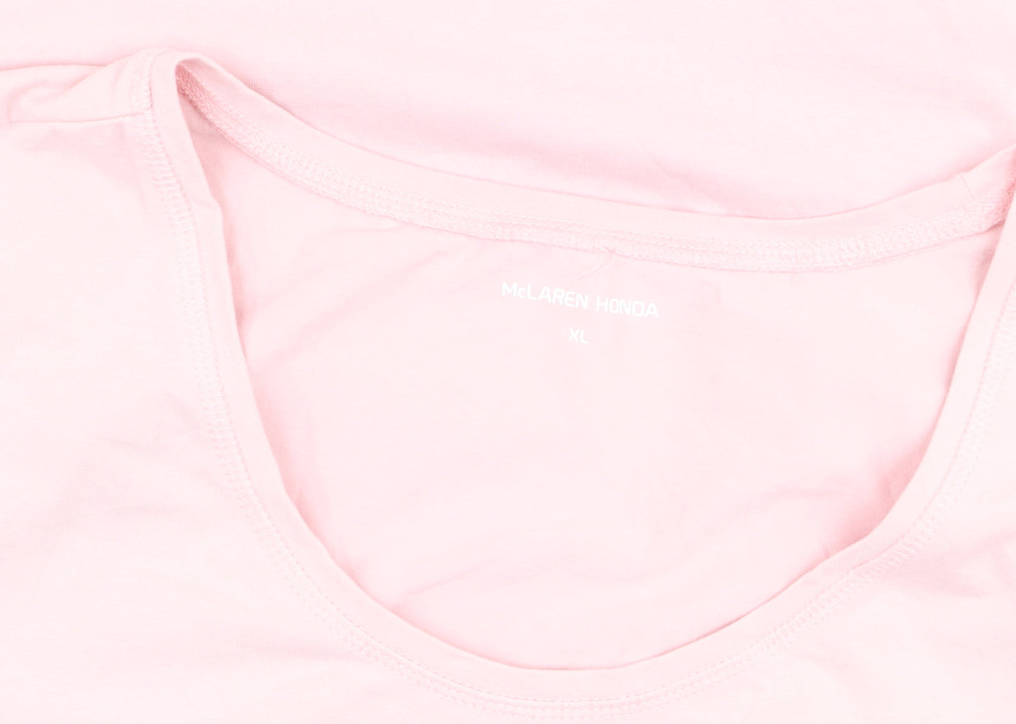 Additional view of McLaren Honda women’s pink xl t-shirt short sleeve racing top