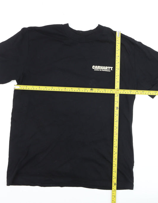 Carhartt Men’s Black Regular Fit Cotton Graphic T-Shirt M