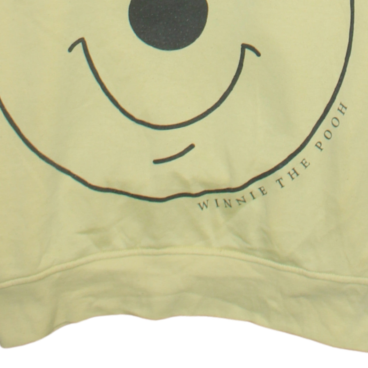 Disney Women’s Yellow Winnie the Pooh Pullover Hoodie Size S