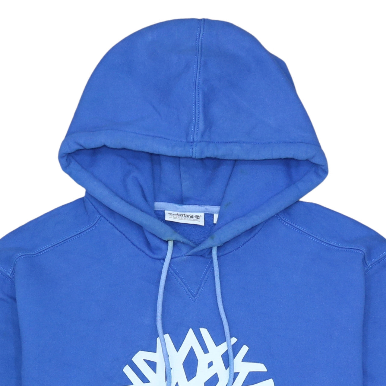 Timberland Men's Blue Logo Pullover Hoodie Size L