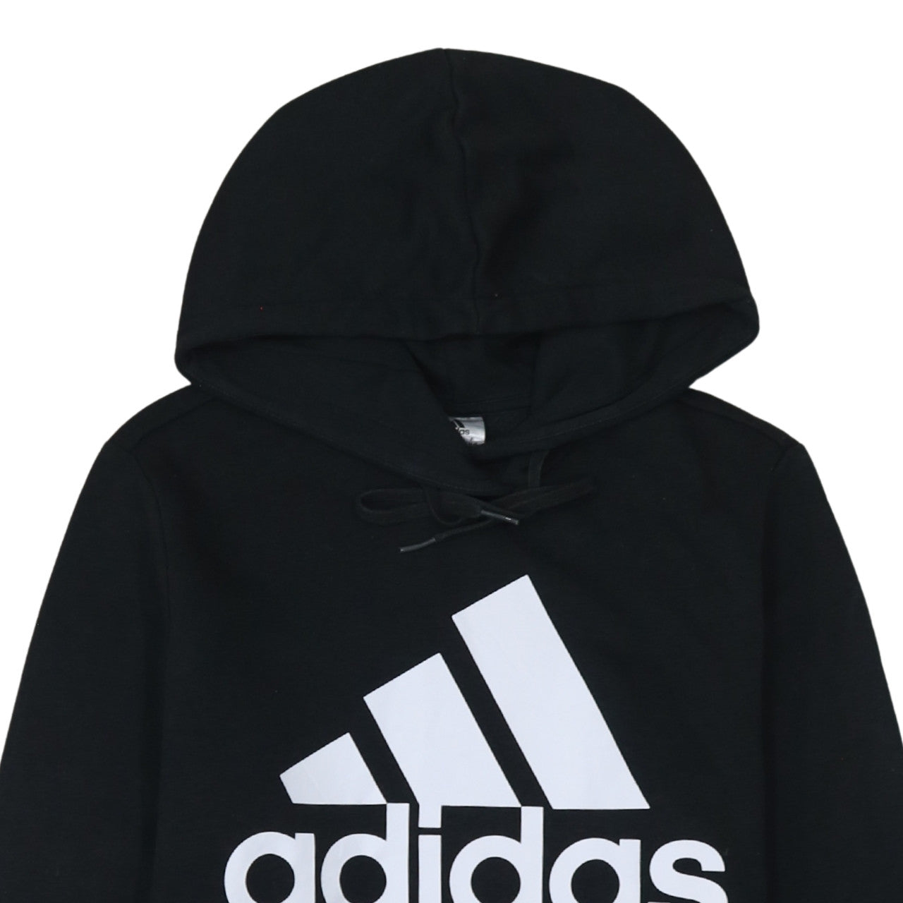 Adidas Women’s Black Pullover Hoodie L 16-18 Logo Sweatshirt