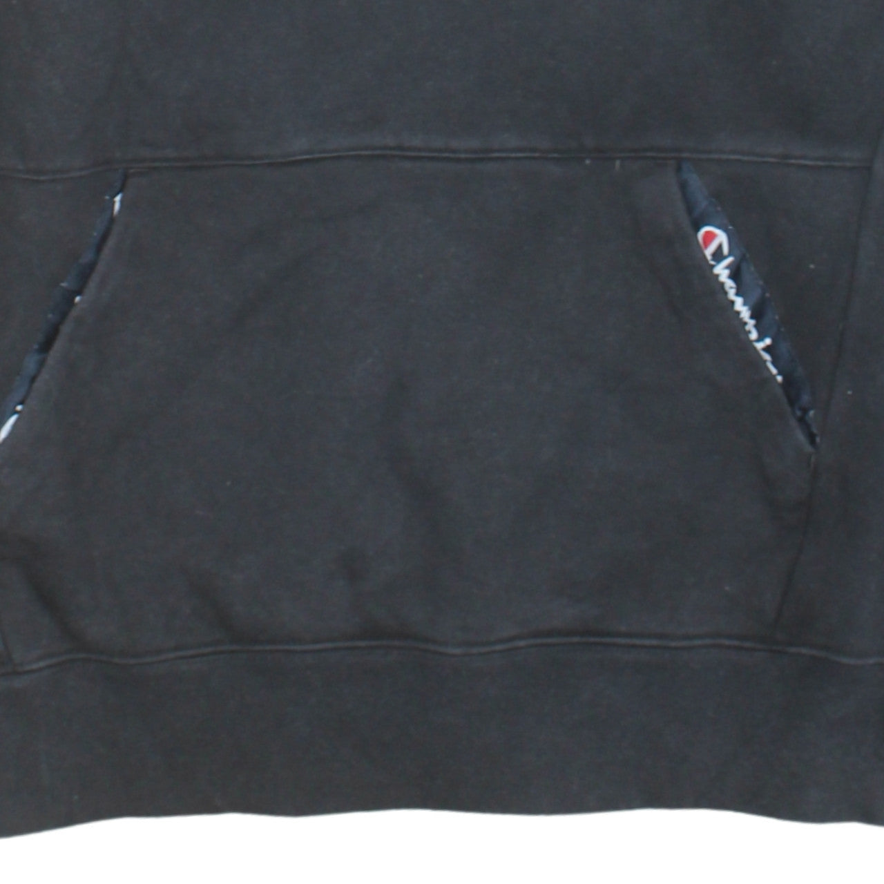 Additional view of Champion men’s black medium 1/4 zip fleece sweatshirt