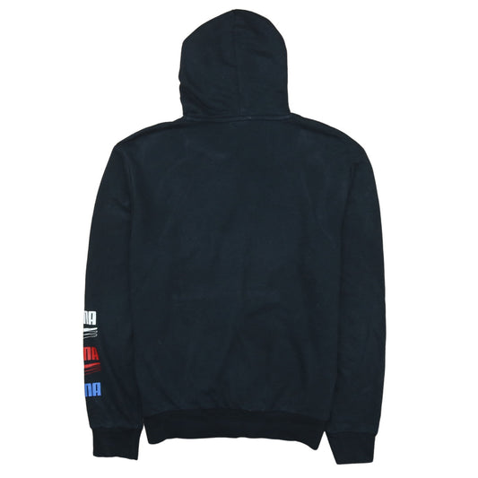 Puma Men's Black Pullover Hoodie S Logo Graphic Sportswear