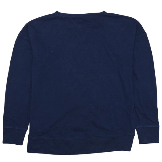 GAP Women’s Navy Blue Logo Pullover Sweatshirt Size S