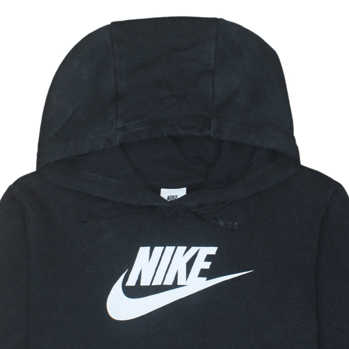 Additional view of Nike Men's Black Pullover Hoodie Small Graphic Fleece Sweatshirt