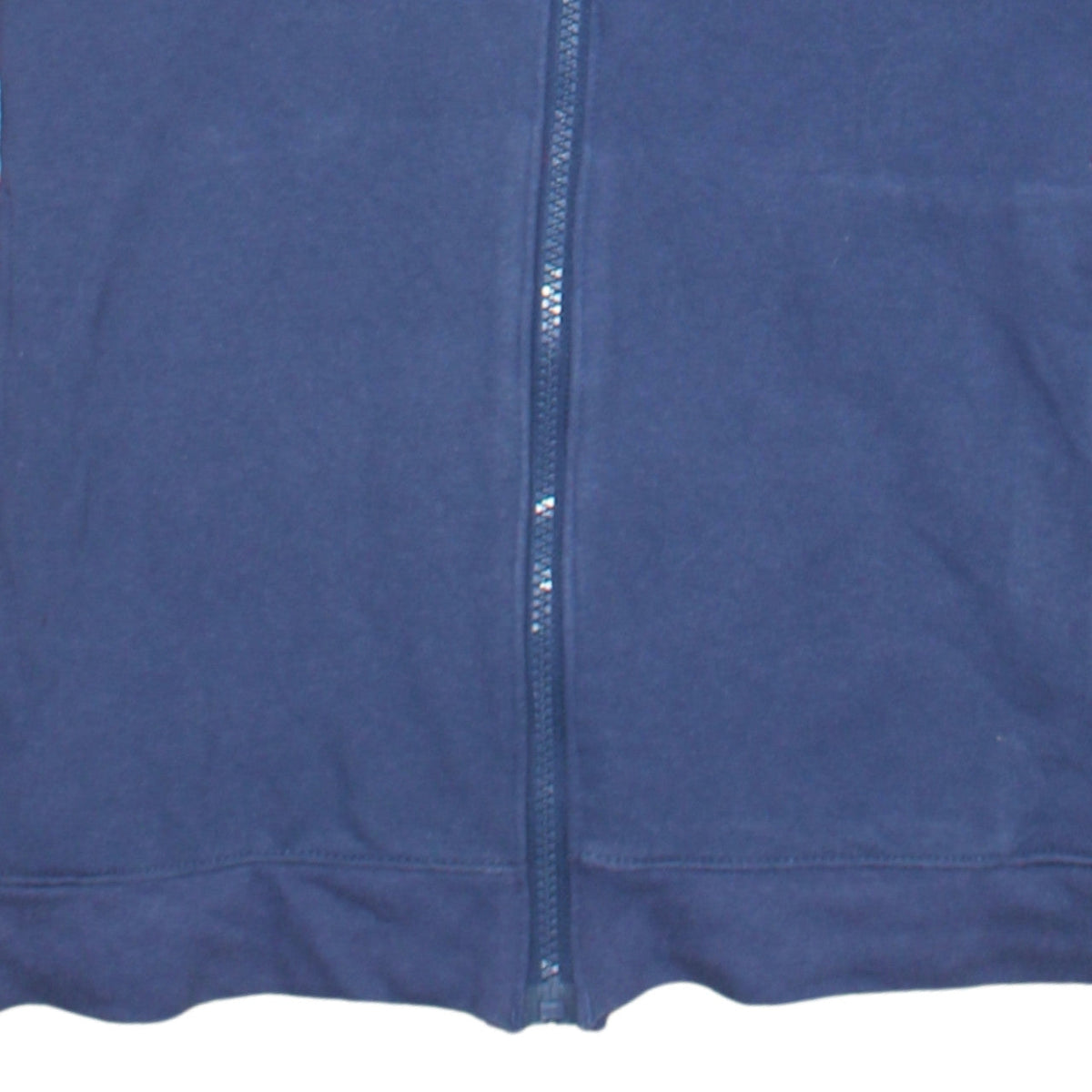 Additional view of Under Armour boys’ navy blue full zip hoodie, size XL, coldgear lined