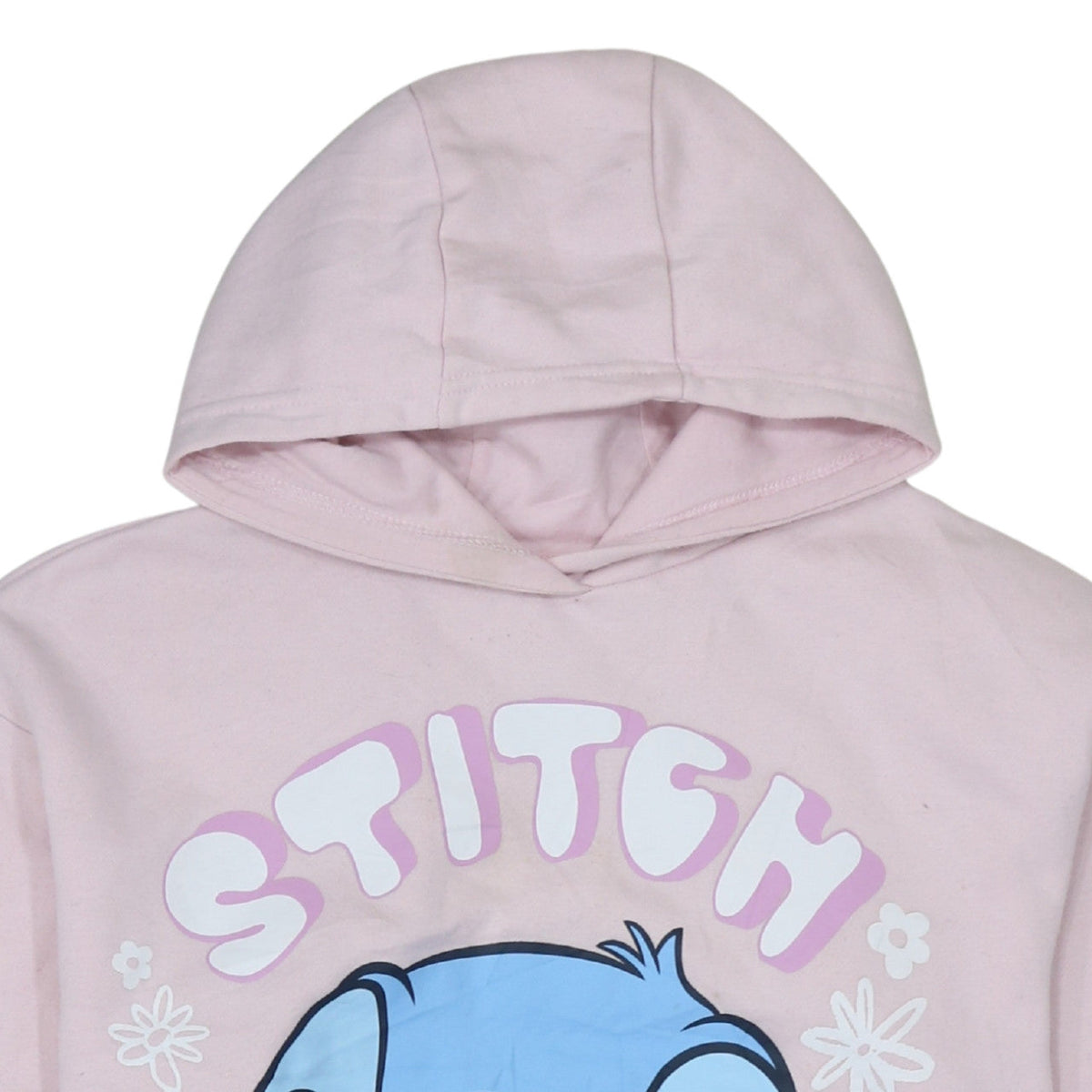 Additional view of Disney Stitch Pink Pullover Hoodie Teens 12-13Y Primark Fleece