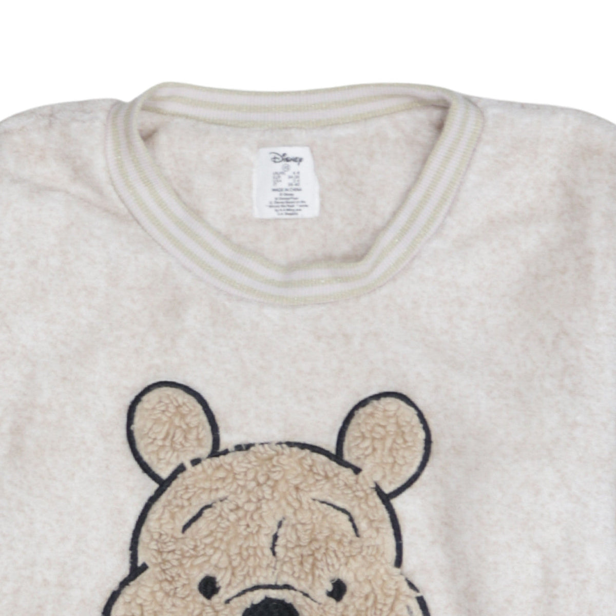 Additional view of Disney Women Beige Fleece Winnie the Pooh Pyjama Top XS