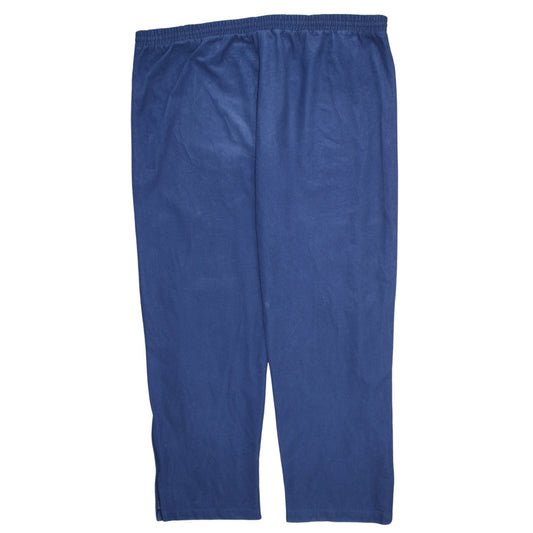 Nike Mens Blue Track Pants L Regular Fit Woven Sports Trousers