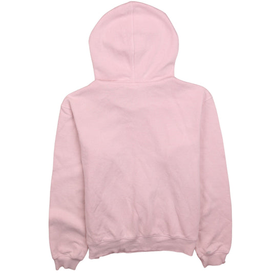 H&M Disney L.O.G.G. Pink Hooded Pullover Sweatshirt XS Women