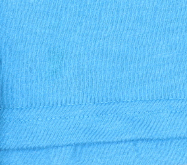 Puma Men's Blue Manchester City Short Sleeve T-Shirt Medium