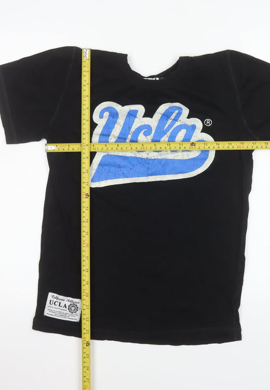 UCLA Men's Black Cotton Short Sleeve Graphic T-Shirt Size S
