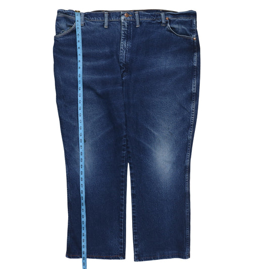 Wrangler Men's Blue Straight Fit Jeans 46x30 Big & Tall Denim