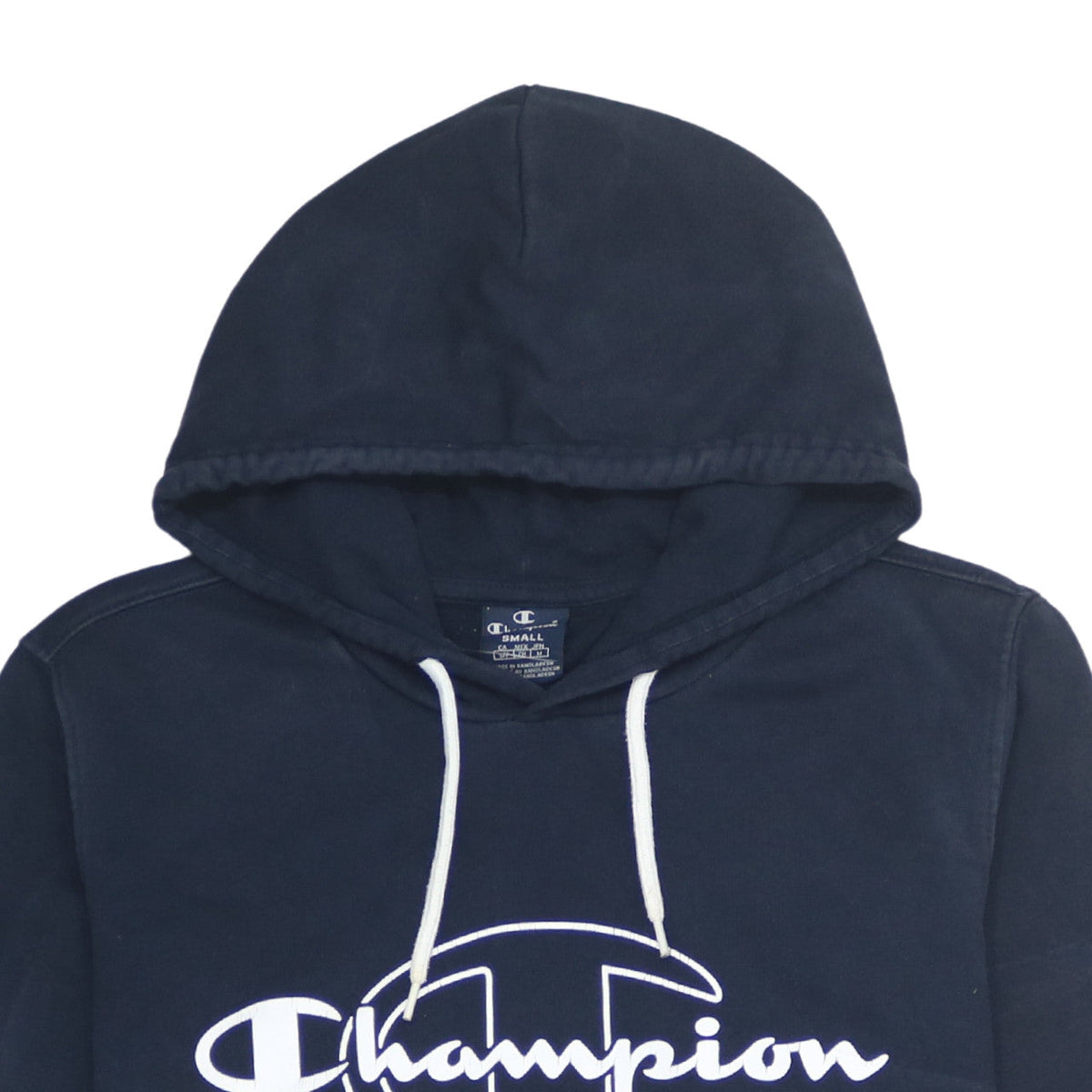 Additional view of Champion boys’ black small pullover hoodie new york logo graphic print