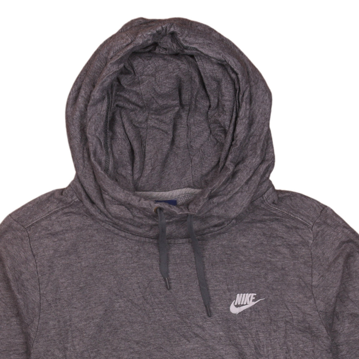 Brand and care label for Nike Men's Grey Pullover Hoodie XL Hooded Sweatshirt Casual Sportswear
