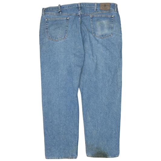 Wrangler Men's Blue Regular Fit Straight Leg Jeans 34x36