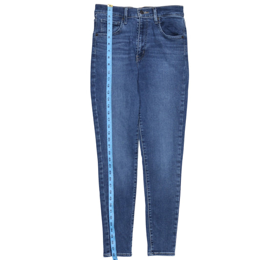 Levi's Women's Blue High Rise Mile High Super Skinny Jeans Size 28