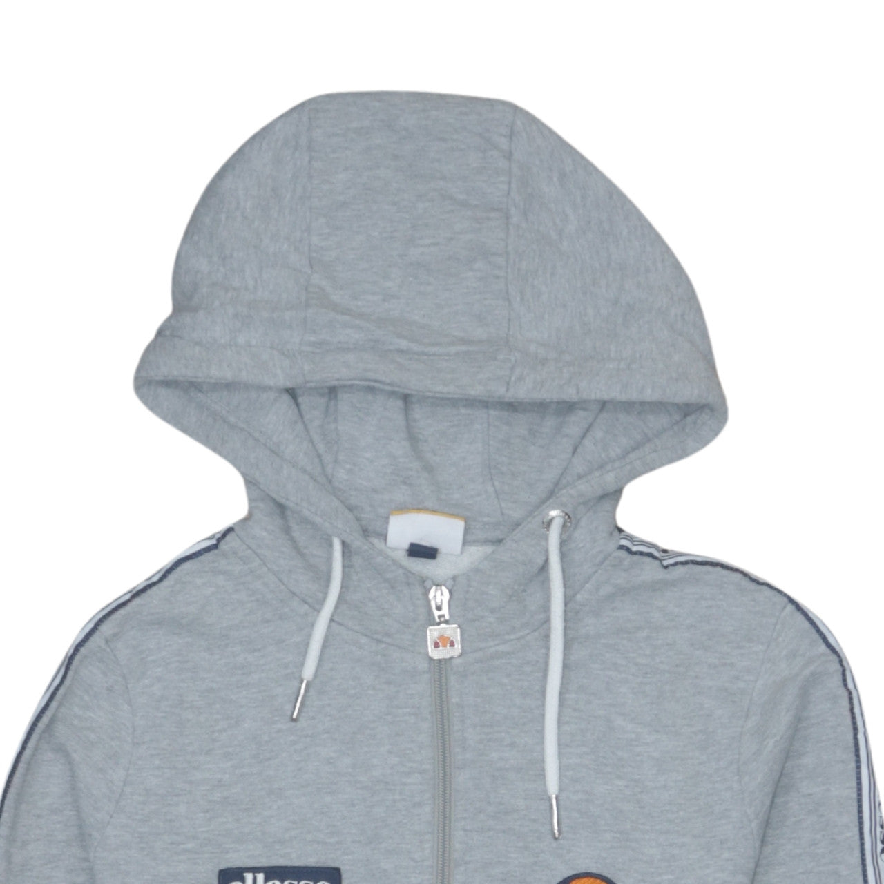 Additional view of Ellesse women’s grey full zip hoodie uk 8 hooded sweatshirt