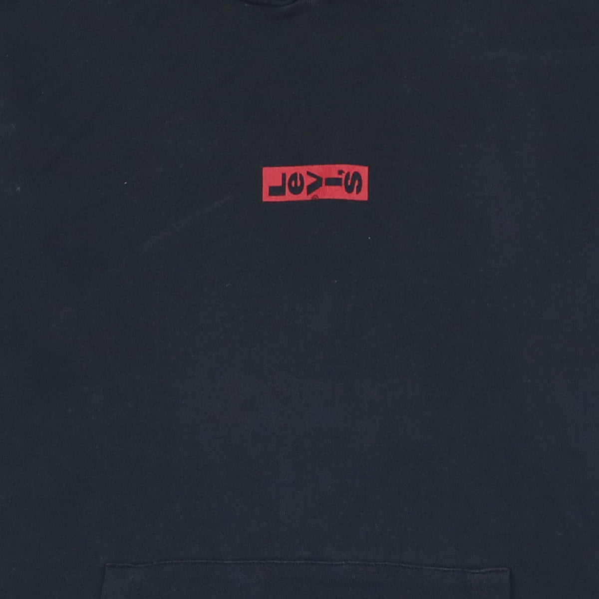 Additional view of Levi's Men's Black Pullover Hoodie S Logo Fleece Classic Style