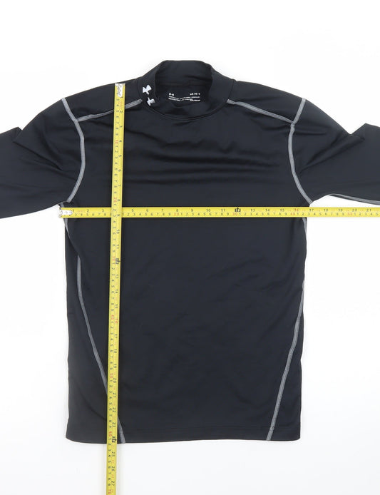 Under Armour Men's Black Long Sleeve Compression ColdGear Top Size L