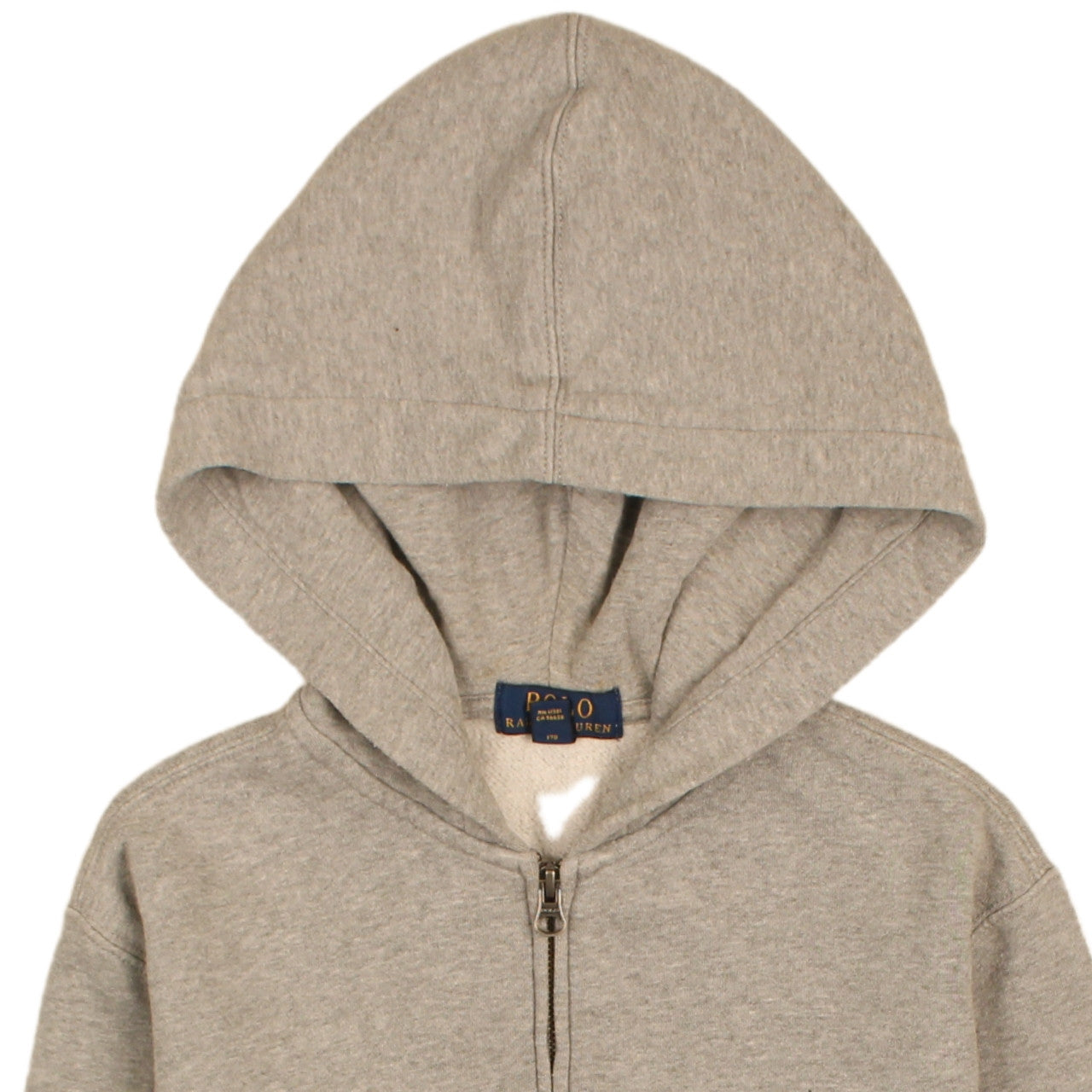 Ralph Lauren Boys Grey Full Zip Hoodie Sweatshirt XL 18-20 Years