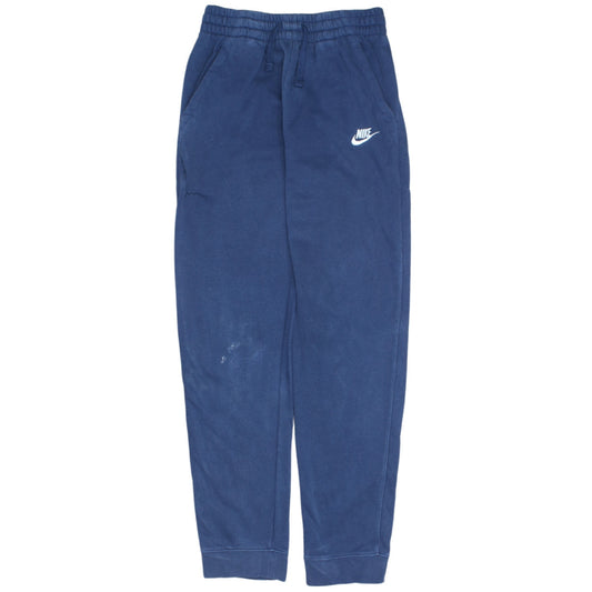 Nike Boys Blue XL Jogger Sweatpants 158-170cm Elastic Waist Pockets